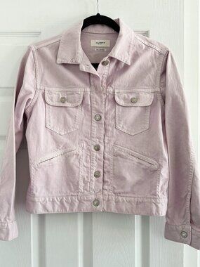 Isabel Marant Etoile Denim Jacket in Lilac, size 38 (fits like US 2/4)